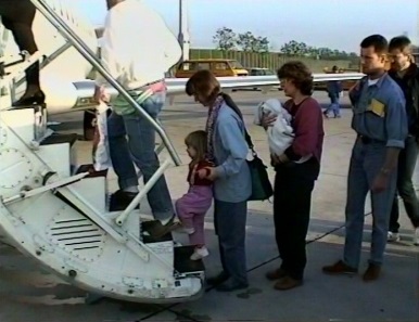 Mona's erste Flugreise